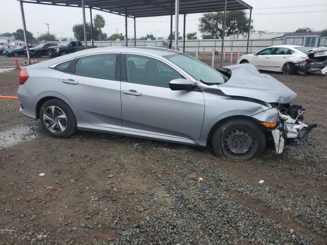 2HGFC2F54JH573983 - 2018 HONDA CIVIC LX SILVER photo 4