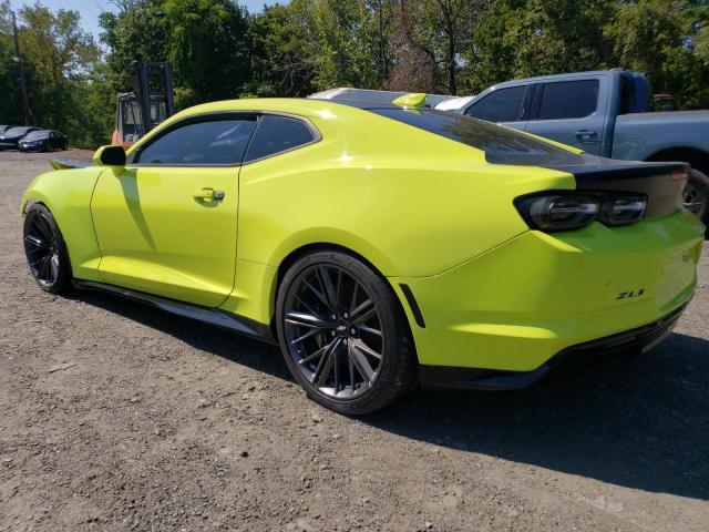 1G1FK1R61K0149319 - 2019 CHEVROLET CAMARO ZL1 YELLOW photo 2