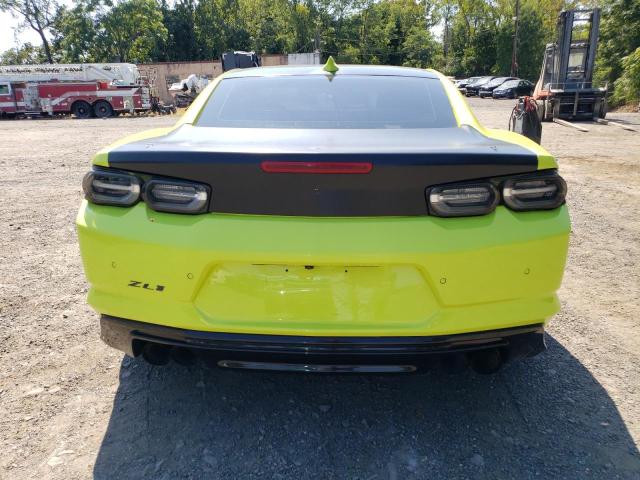 1G1FK1R61K0149319 - 2019 CHEVROLET CAMARO ZL1 YELLOW photo 6