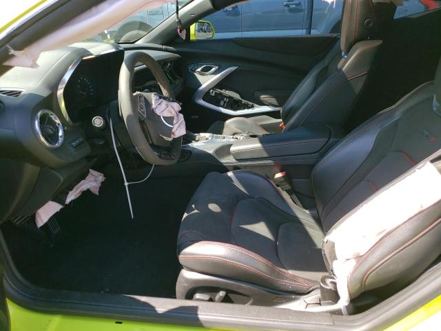 1G1FK1R61K0149319 - 2019 CHEVROLET CAMARO ZL1 YELLOW photo 7