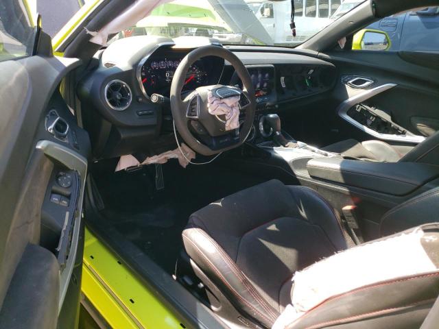 1G1FK1R61K0149319 - 2019 CHEVROLET CAMARO ZL1 YELLOW photo 8