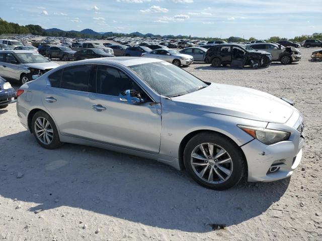 JN1BV7AR2EM695181 - 2014 INFINITI Q50 BASE Plata foto 4