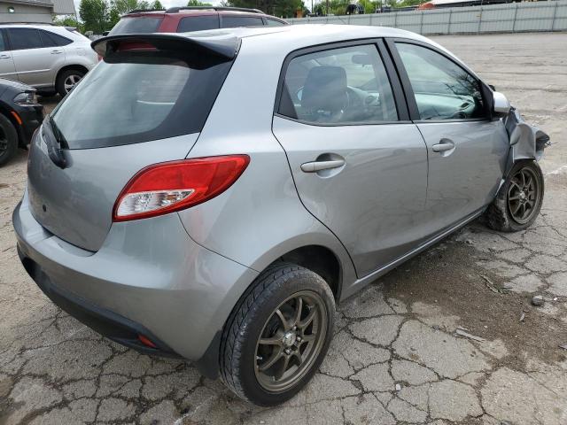 JM1DE1LY9D0166579 - 2013 MAZDA MAZDA2 SILVER photo 3