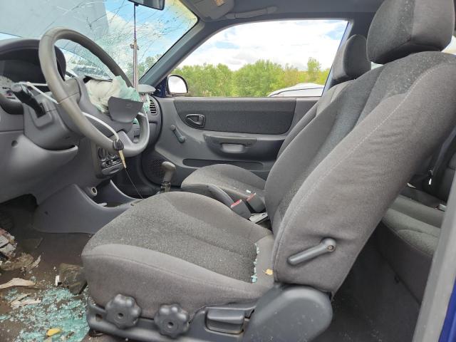 KMHCG35C22U161535 - 2002 HYUNDAI ACCENT GS BLUE photo 7