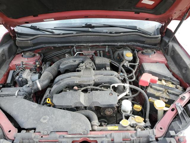 JF2SJAGC9GH547616 - 2016 SUBARU FORESTER 2.5I PREMIUM MAROON photo 11