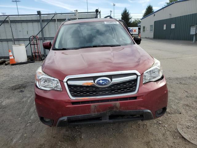 JF2SJAGC9GH547616 - 2016 SUBARU FORESTER 2.5I PREMIUM MAROON photo 5