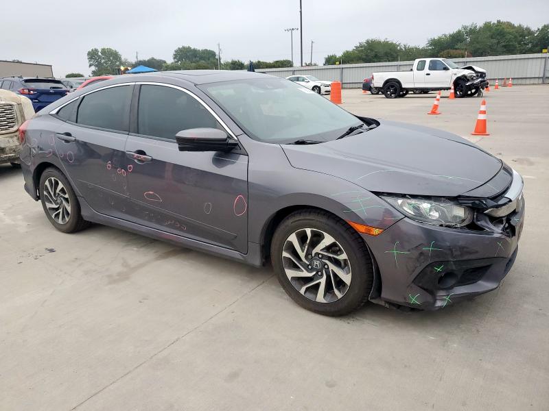 19XFC2F80GE078967 - 2016 HONDA CIVIC EX ნაცრისფერი ფოტო 4