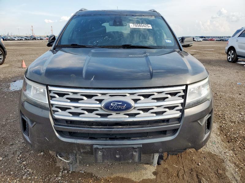 1FM5K7D86KGB06869 - 2019 FORD EXPLORER XLT CHARCOAL photo 5
