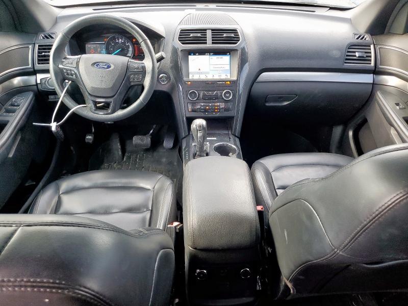 1FM5K7D86KGB06869 - 2019 FORD EXPLORER XLT CHARCOAL photo 8