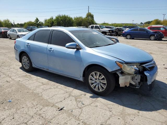 4T4BF1FK3DR332133 - 2013 TOYOTA CAMRY L BLUE photo 4