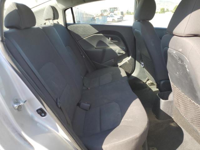 KNADM4A32E6350818 - 2014 KIA RIO LX SILVER photo 10