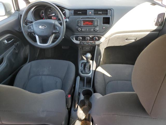 KNADM4A32E6350818 - 2014 KIA RIO LX SILVER photo 8