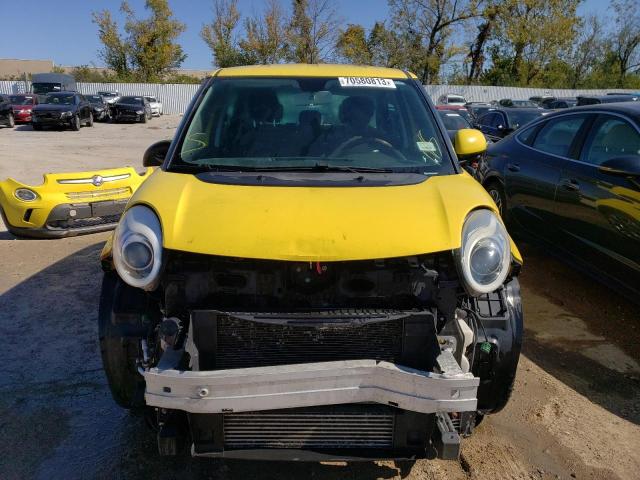 ZFBCFADH7EZ015182 - 2014 FIAT 500L TREKKING YELLOW photo 5