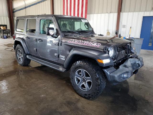 1C4HJXDN1JW316486 - 2018 JEEP WRANGLER U SPORT Gri fotoğraf 4