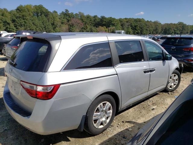 5FNRL5H25CB135076 - 2012 HONDA ODYSSEY LX SILVER photo 3