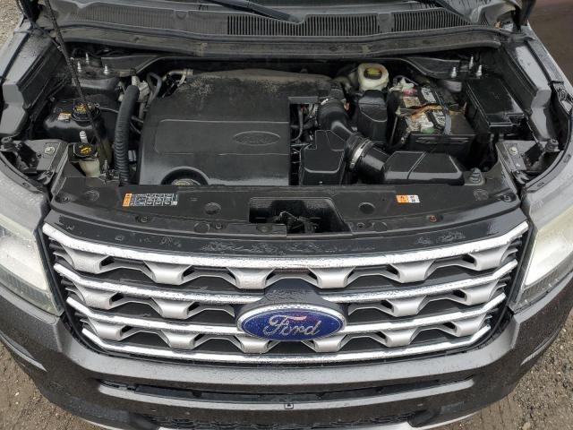 1FM5K8F86GGA88030 - 2016 FORD EXPLORER LIMITED GRAY photo 12