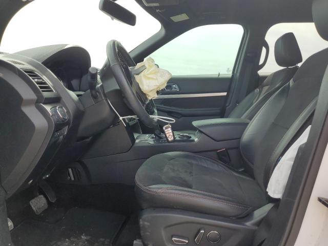 1FM5K7D85JGB03279 - 2018 FORD EXPLORER XLT WHITE photo 7