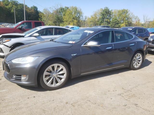 5YJSA1E28GF135356 - 2016 TESLA MODEL S Gris foto 1