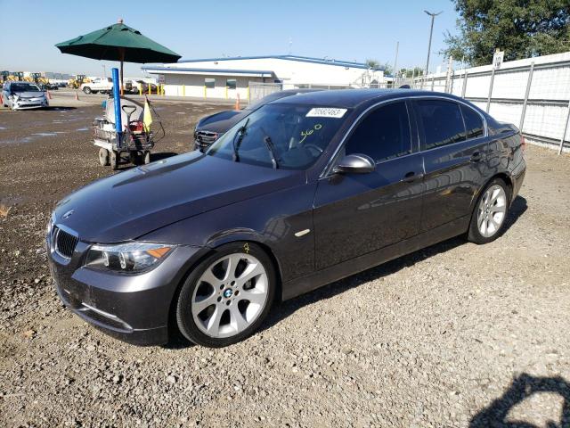 WBAVB77518NH80468 - 2008 BMW 335I I GRAY photo 1