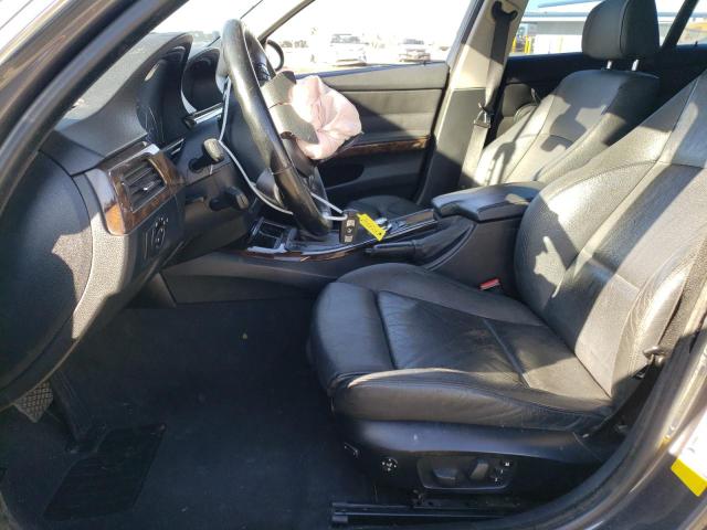 WBAVB77518NH80468 - 2008 BMW 335I I GRAY photo 7