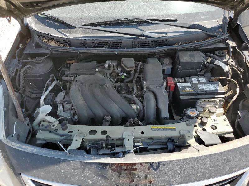 3N1CN7AP9CL857303 - 2012 NISSAN VERSA S Սև լուսանկար 11