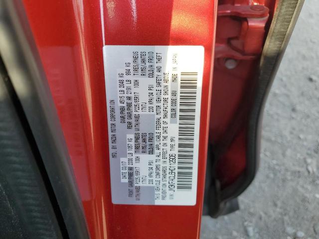 JM3KFACL6H0112906 - 2017 MAZDA CX-5 TOURING RED photo 12