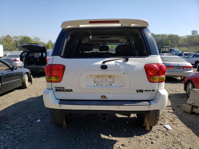 5TDBT48A56S271338 - 2006 TOYOTA SEQUOIA LIMITED WHITE photo 6