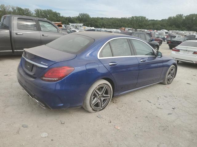 W1KWF8EB3MR635867 - 2021 MERCEDES-BENZ C 300 4MATIC BLUE photo 3