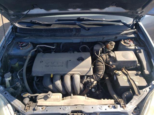 2T1KR32E24C285613 - 2004 TOYOTA COROLLA MA XR BLUE photo 11