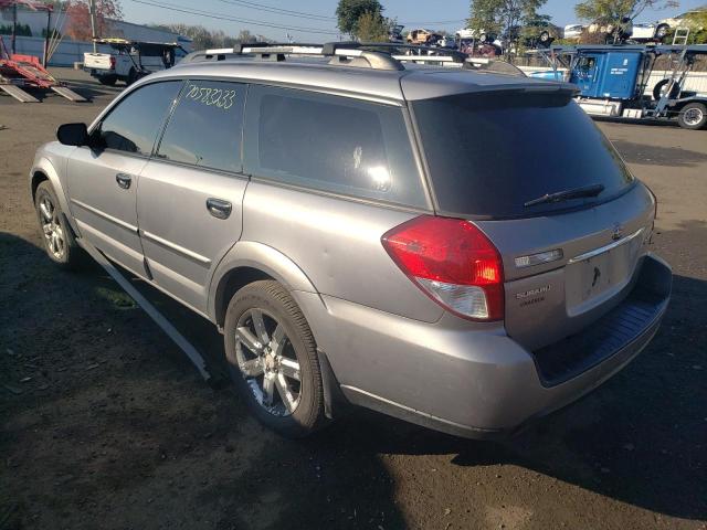 4S4BP61C487359477 - 2008 SUBARU OUTBACK 2.5I GRAY photo 2