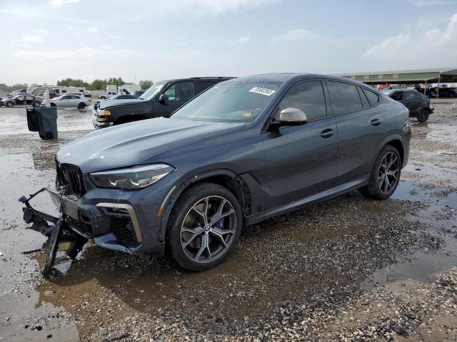 5UXCY8C09M9E38096 - 2021 BMW X6 M50I BLACK photo 1