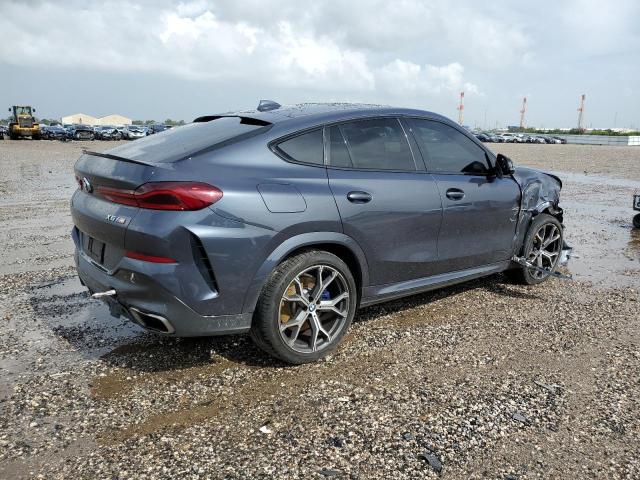 5UXCY8C09M9E38096 - 2021 BMW X6 M50I BLACK photo 3