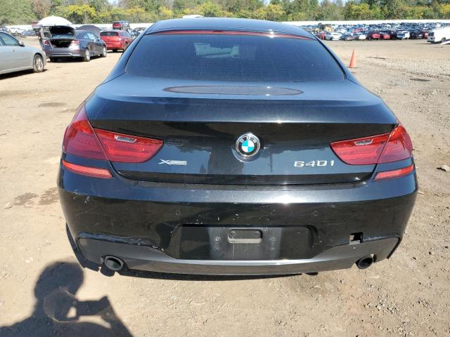 WBA6B8C56FD453435 - 2015 BMW 640 XI GRAN COUPE BLACK photo 6