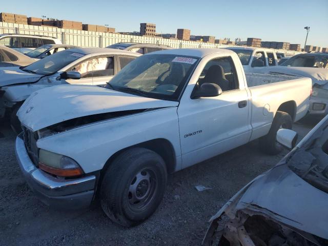 1B7FL16X32S525220 - 2002 DODGE DAKOTA BASE WHITE photo 1