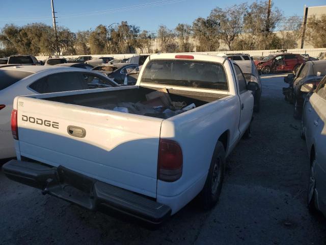 1B7FL16X32S525220 - 2002 DODGE DAKOTA BASE WHITE photo 3