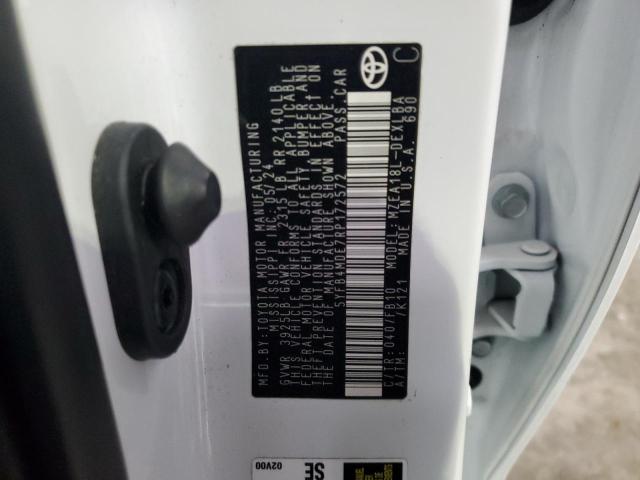 5YFB4MDE7RP172572 - 2024 TOYOTA COROLLA LE WHITE photo 12