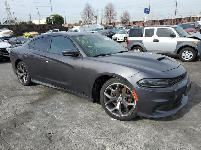 2C3CDXHG2KH545969 - 2019 DODGE CHARGER GT GRAY photo 4