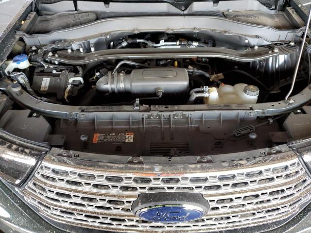 1FMSK8FH2NGB24103 - 2022 FORD EXPLORER LIMITED GRAY photo 12