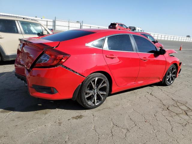 2HGFC2F81KH543285 - 2019 HONDA CIVIC SPORT წითელი ფოტო 3