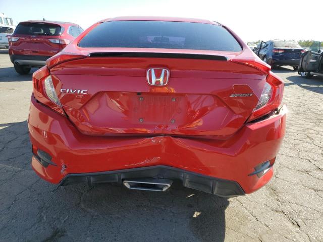 2HGFC2F81KH543285 - 2019 HONDA CIVIC SPORT წითელი ფოტო 6