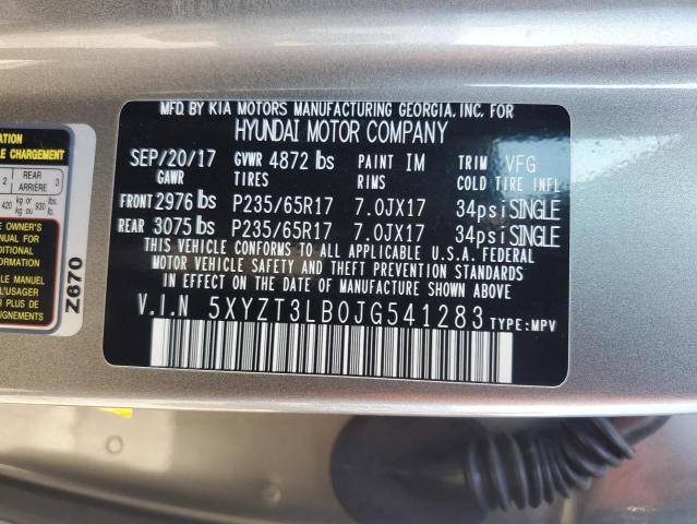 5XYZT3LB0JG541283 - 2018 HYUNDAI SANTA FE SPORT Boz foto 13