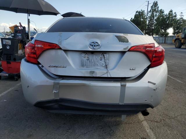 5YFBURHE9KP925810 - 2019 TOYOTA COROLLA L SILVER photo 6