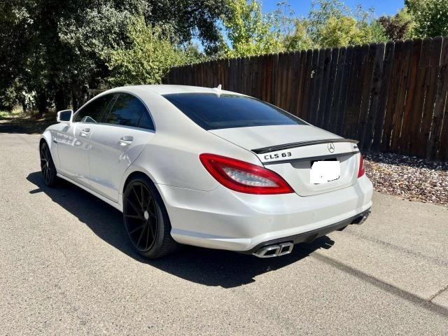 WDDLJ7EB5DA064490 - 2013 MERCEDES-BENZ CLS 63 AMG WHITE photo 3