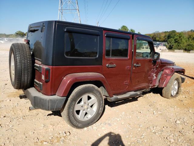 1J4GB591X7L102295 - 2007 JEEP WRANGLER SAHARA BURGUNDY photo 3