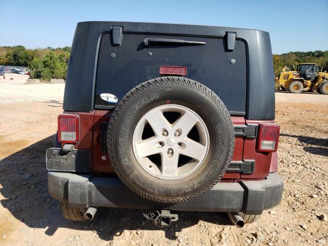 1J4GB591X7L102295 - 2007 JEEP WRANGLER SAHARA BURGUNDY photo 6