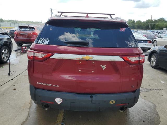 1GNEVGKW4JJ191393 - 2018 CHEVROLET TRAVERSE LT MAROON photo 6
