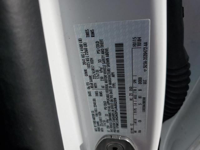 1FMCU9GN5PUA66209 - 2023 FORD ESCAPE ACTIVE Ақ фото 13