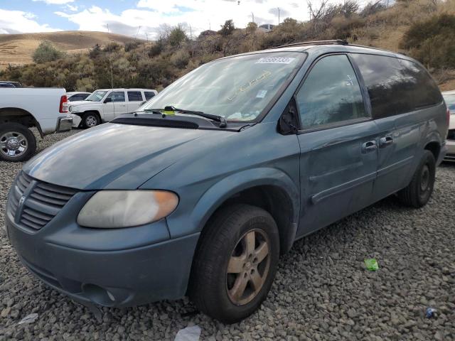 2D4GP44L17R241459 - 2007 DODGE GRAND CARA SXT BLUE photo 1