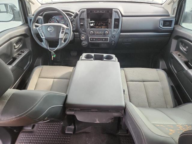 1N6AA1ECXMN510209 - 2021 NISSAN TITAN S WHITE photo 8