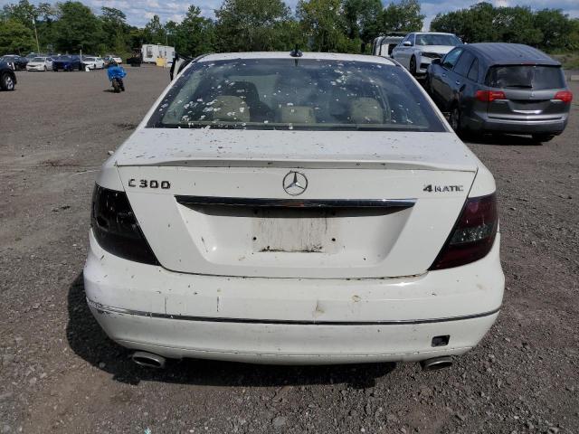WDDGF8BB4CR207779 - 2012 MERCEDES-BENZ C 300 4MATIC WHITE photo 6
